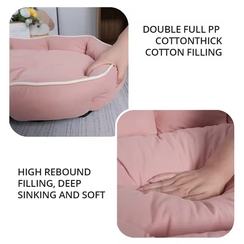 Pet Sofa Sleeping Bed Large Dog Bed House For Cats Big Space Dog Sofa Sleeping Mat Winter Warm Cush 2