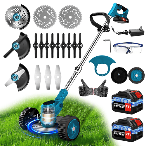 Gardening Tools Cordless Lawn Mowers and Riding Weed Trimmer, Weed Eater Suitable for Courtyards and Gardens