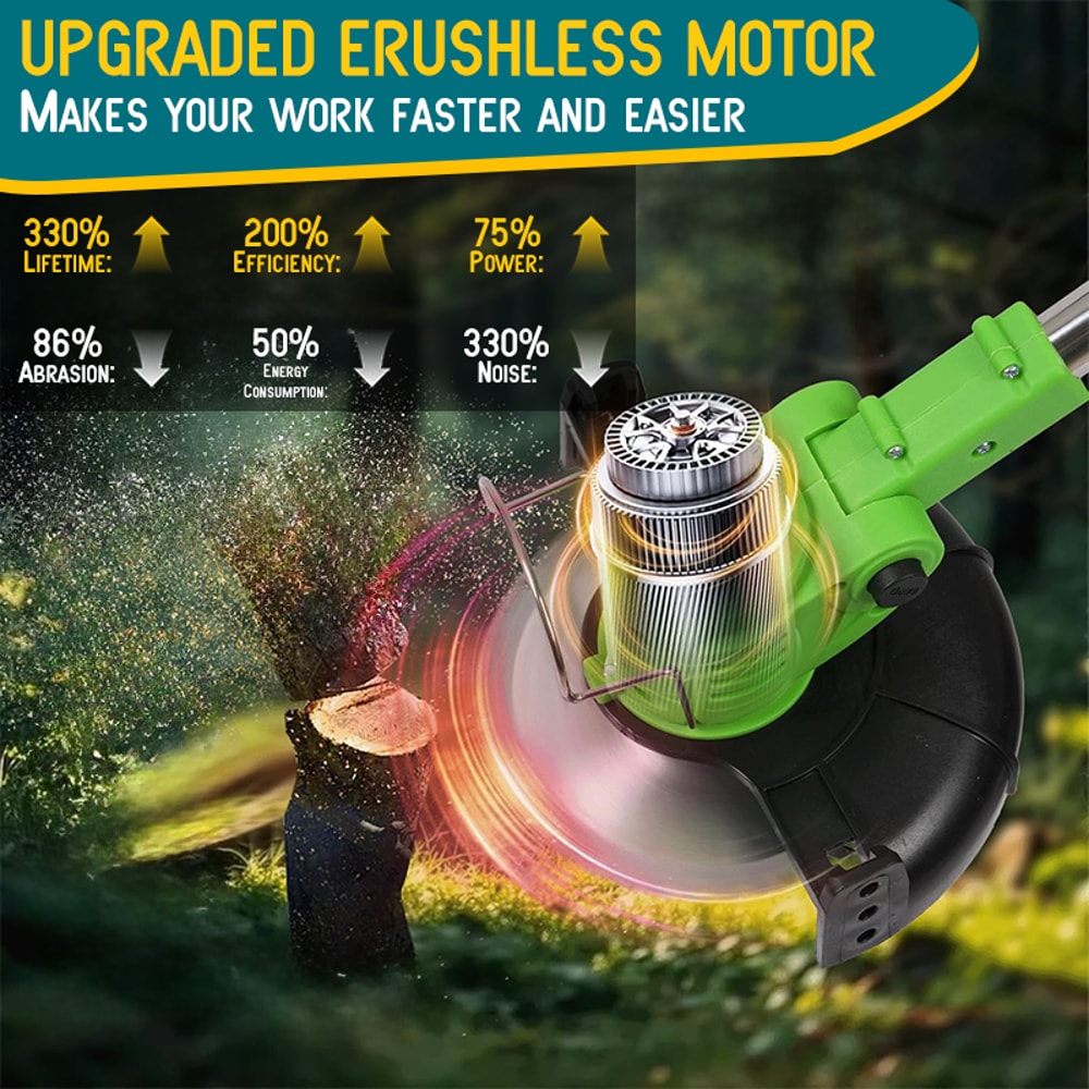 Gardening Tools Cordless Lawn Mowers And Riding Weed Trimmer Weed Eater Suitable For Courtyards And 2