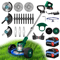 Gardening Tools Cordless Lawn Mowers And Riding Weed Trimmer Weed Eater Suitable For Courtyards And 6