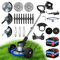 Gardening Tools Cordless Lawn Mowers And Riding Weed Trimmer Weed Eater Suitable For Courtyards And 7