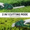 2 IN 1 Electric Hedge Trimmer Grass Scissors Lawn Mower Cordless Garden Shrub Pruning Tool Gardener 1