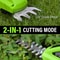 2 In 1 Cordless Electric Hedge Trimmer Rechargeable Handheld Household Lawn Shrub Weeding Pruning M 4
