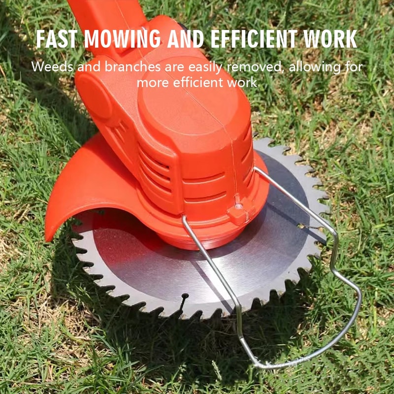 Cordless Handheld Electric Grass Trimmer Adjustable Lawn Mower Garden Tool For Yard Weed And Grass 1