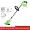 Cordless Handheld Electric Grass Trimmer Adjustable Lawn Mower Garden Tool For Yard Weed And Grass 7