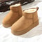 Real Sheepskin Wool Low Cut Warm Shoes For Women Comfortable Fashion Short Winter Boots With Fur Sn 1