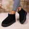 Real Sheepskin Wool Low Cut Warm Shoes For Women Comfortable Fashion Short Winter Boots With Fur Sn 0