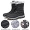 Winter Mens Snow Boots Warm Plush Antislip Outdoor Hiking Boots Womens Midlength Couple Sports Shoe 1