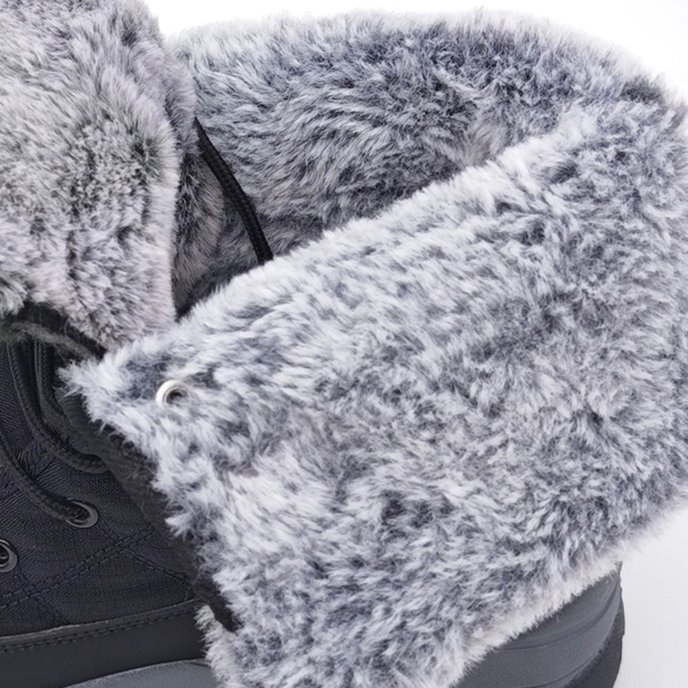 Winter Mens Snow Boots Warm Plush Antislip Outdoor Hiking Boots Womens Midlength Couple Sports Shoe 3