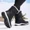 Winter Womens Snow Boots High Top Waterproof Ankle Boots Ladies Thick Plus Warm Snow Hiking Outdoor 0
