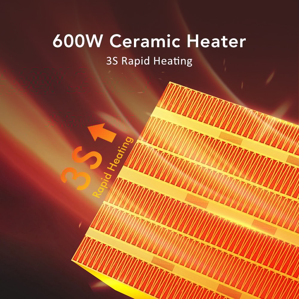 Portable Heater Electric Heater Plug In Wall Quiet Room Heater For Winter Heating Home Appliance 1