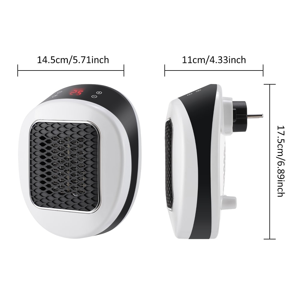 Portable Heater Electric Heater Plug In Wall Quiet Room Heater For Winter Heating Home Appliance 5