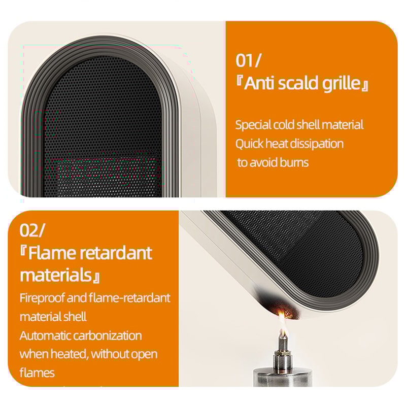 Electric Heater Portable Fan Heaters For Room Home Office Desktop Heaters Warmer Machine For Winter 4