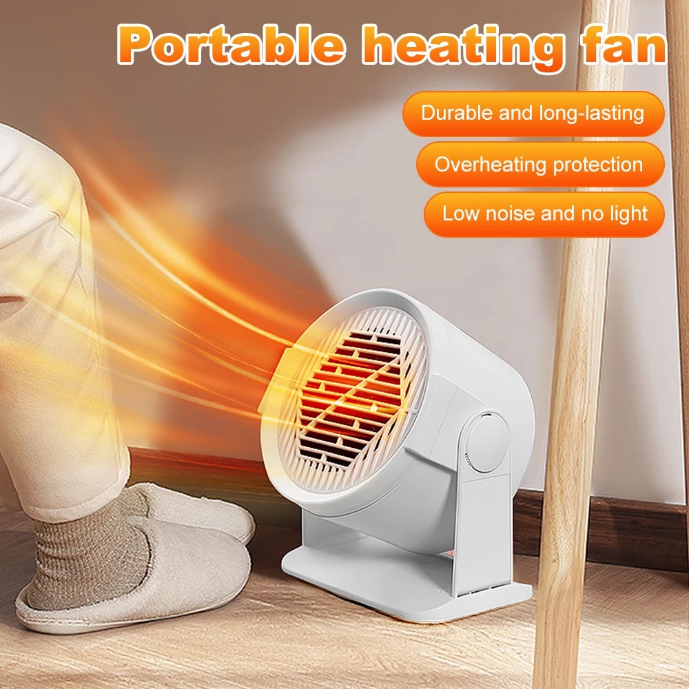 Portable Desktop Electric Heater For Home And Office Mini Warm Air Fan For Desk Use And Foot Warmer 1