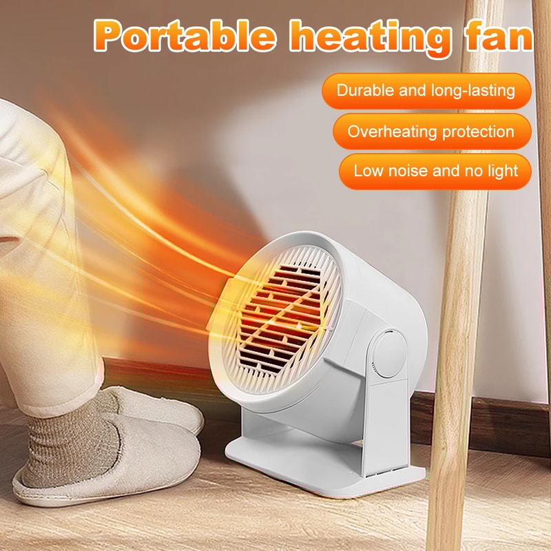 Portable Desktop Electric Heater For Home And Office Mini Warm Air Fan For Desk Use And Foot Warmer 1