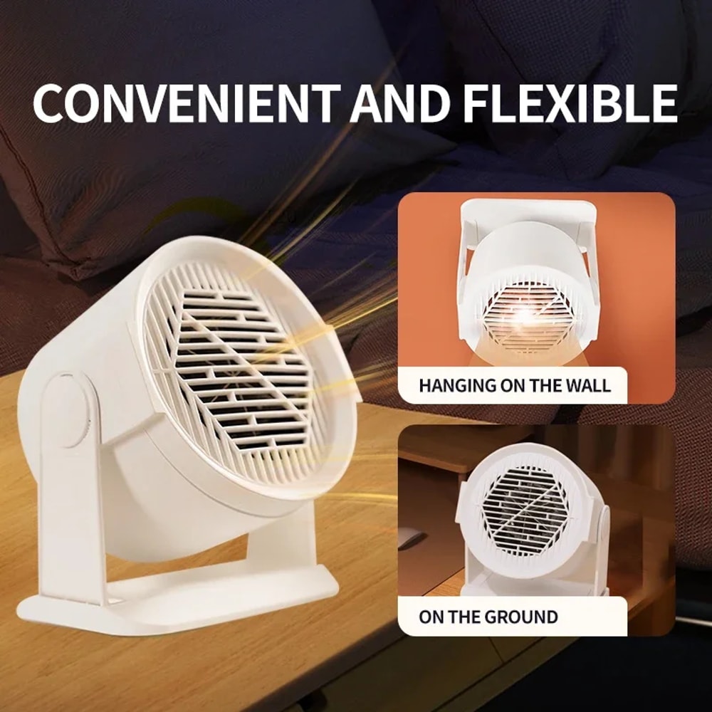 Portable Desktop Electric Heater For Home And Office Mini Warm Air Fan For Desk Use And Foot Warmer 4
