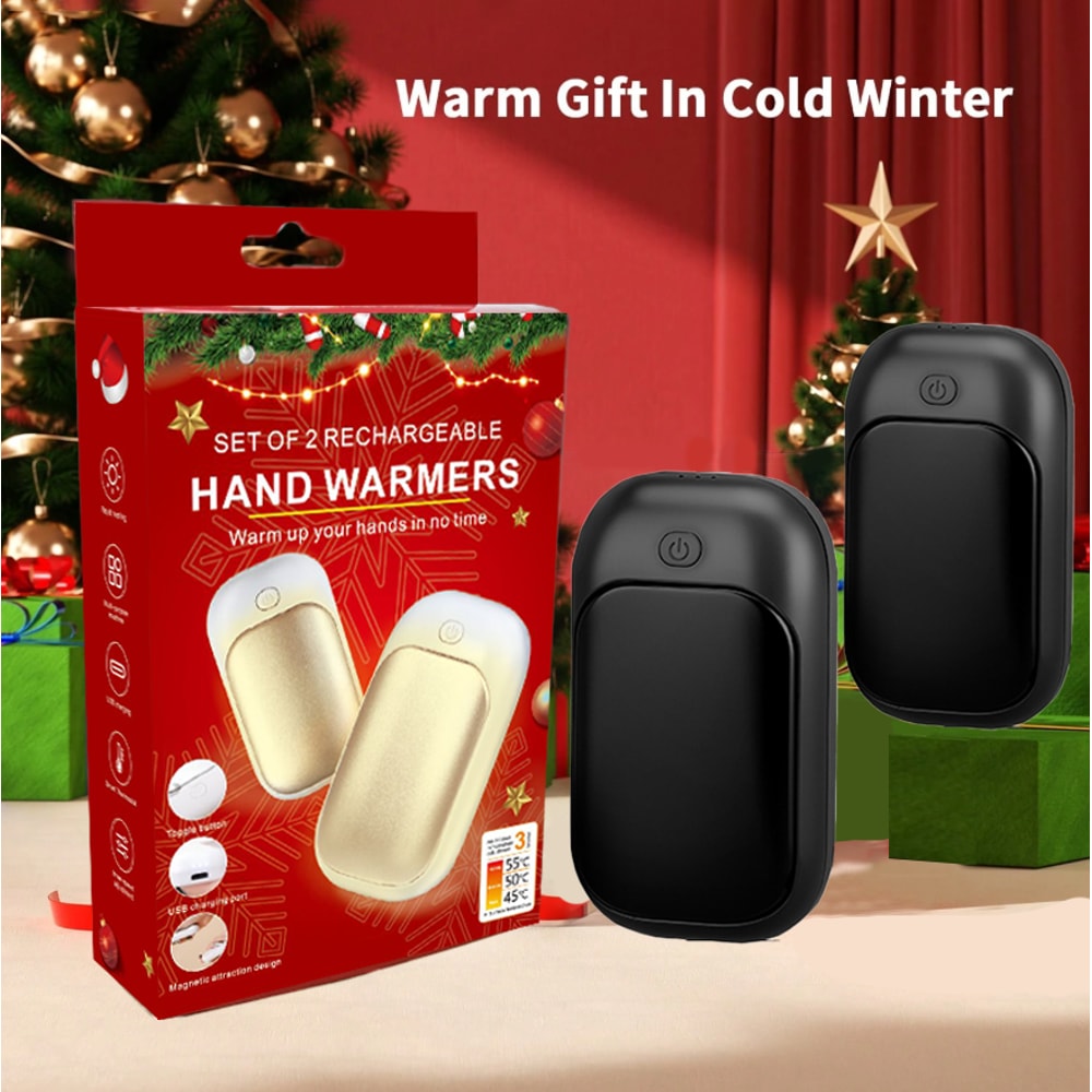 Magnetic Rechargeable Hand Warmer Set Portable Handheld Heater Winter Essential Mens Technology Gif 6