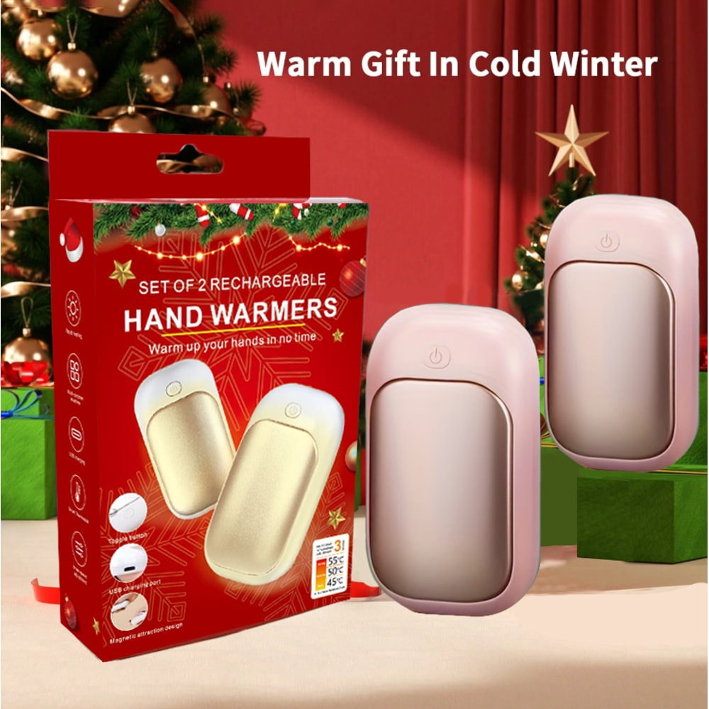 Magnetic Rechargeable Hand Warmer Set Portable Handheld Heater Winter Essential Mens Technology Gif 7
