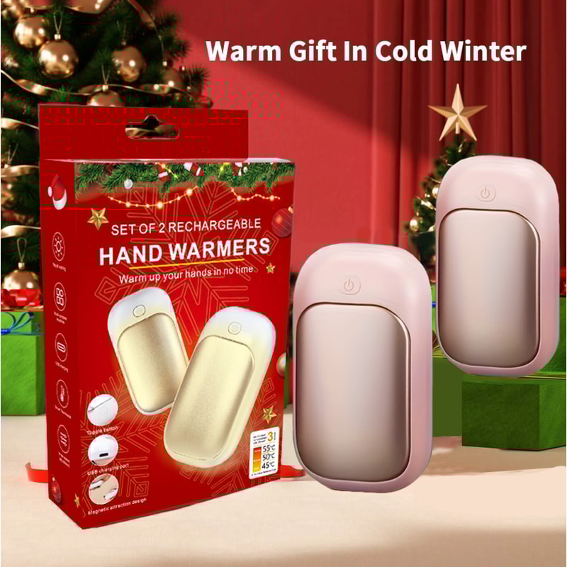 Magnetic Rechargeable Hand Warmer Set Portable Handheld Heater Winter Essential Mens Technology Gif 7