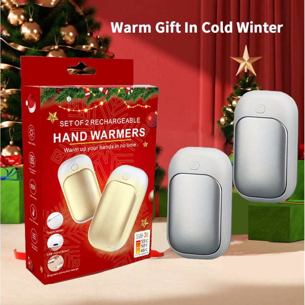 Magnetic Rechargeable Hand Warmer Set Portable Handheld Heater Winter Essential Mens Technology Gif 8