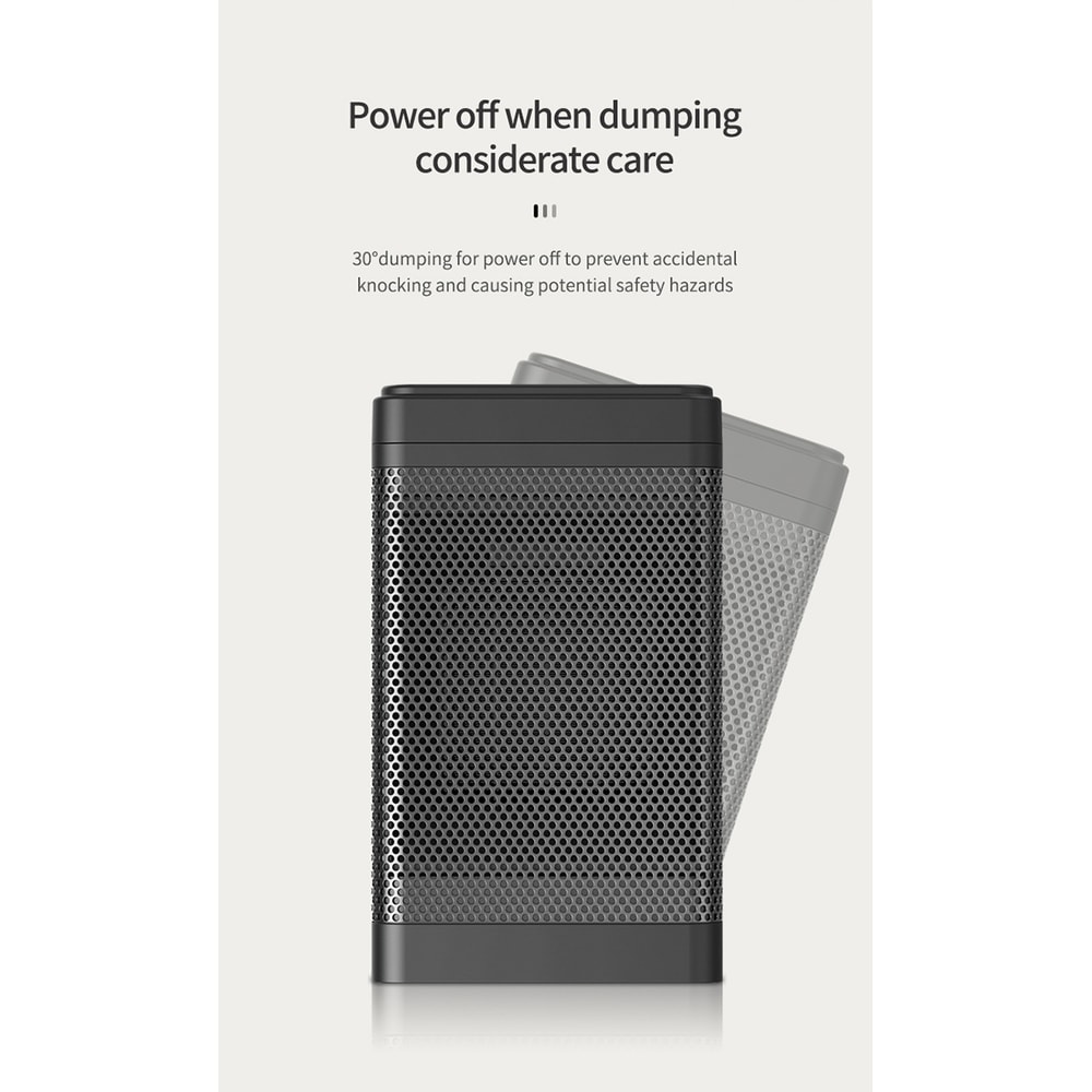 Portable Electric PTC Fan Heater Bathroom Living Room Constant Temperature Shake Head Remote Contro 5