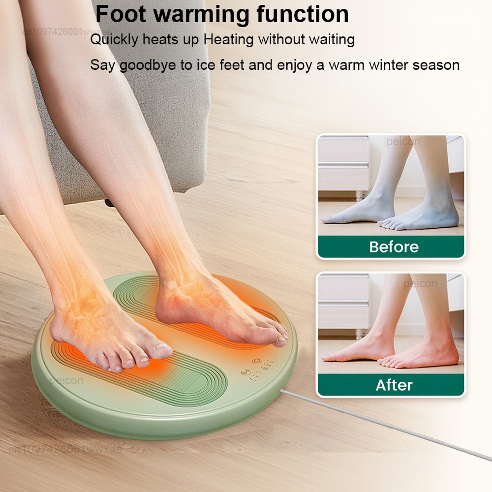 Foot Warmer USB Electric with Massage, Electric Heated Feet Pad Constant Temperature, Warmer for Home