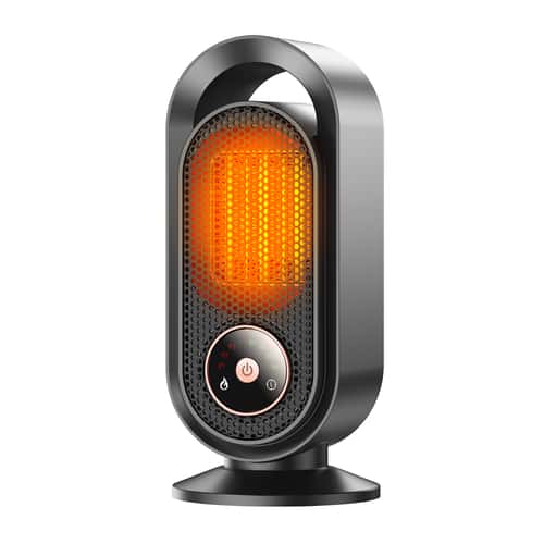 Space Heater Portable Electric Small Heater for Indoor Use, PTC Ceramic Fast Safety Heat for Desk Office Bedroom Home