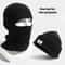 2in1 Winter Mask Beanies Warm Knitted Balaclava Hat Windproof Full Face Ski Bonnet Cycling Earmuffs 2