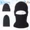 2in1 Winter Mask Beanies Warm Knitted Balaclava Hat Windproof Full Face Ski Bonnet Cycling Earmuffs 4