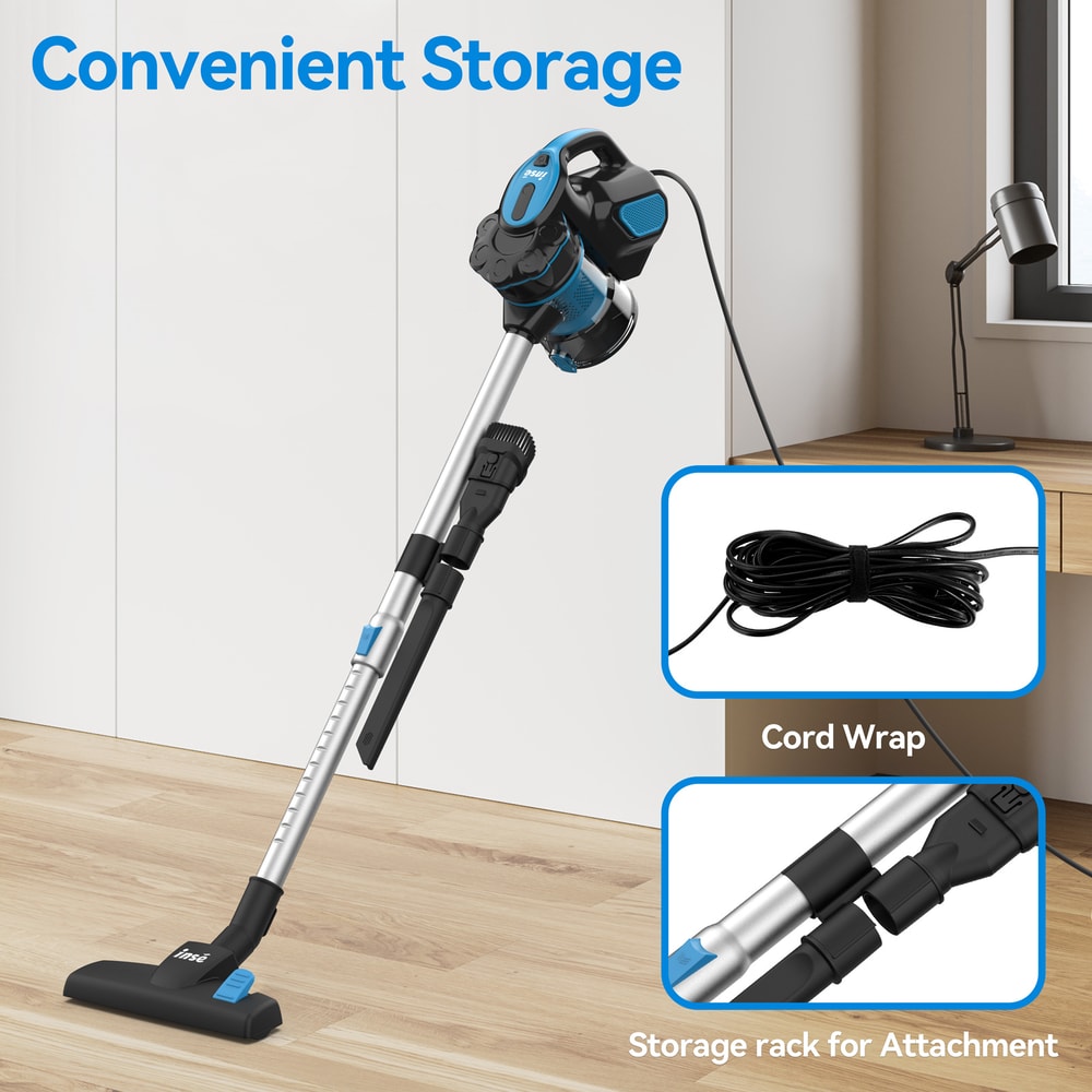 Vacuum Cleaner Corded With Powerful Suction Motor Stick Handheld Vacuum Cleaner For Home Pet Hair H 3
