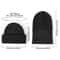 Knitted Thicken Winter 2-in-1 Mask Beanies Hat, Ski Balaclava Full Face Mask, Thermal Windproof Coldproof Running Hat