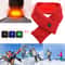 USB Heating Scarf For Women And Men Temperature Control Fleece Electric Neck Warmer Washable Winter 3