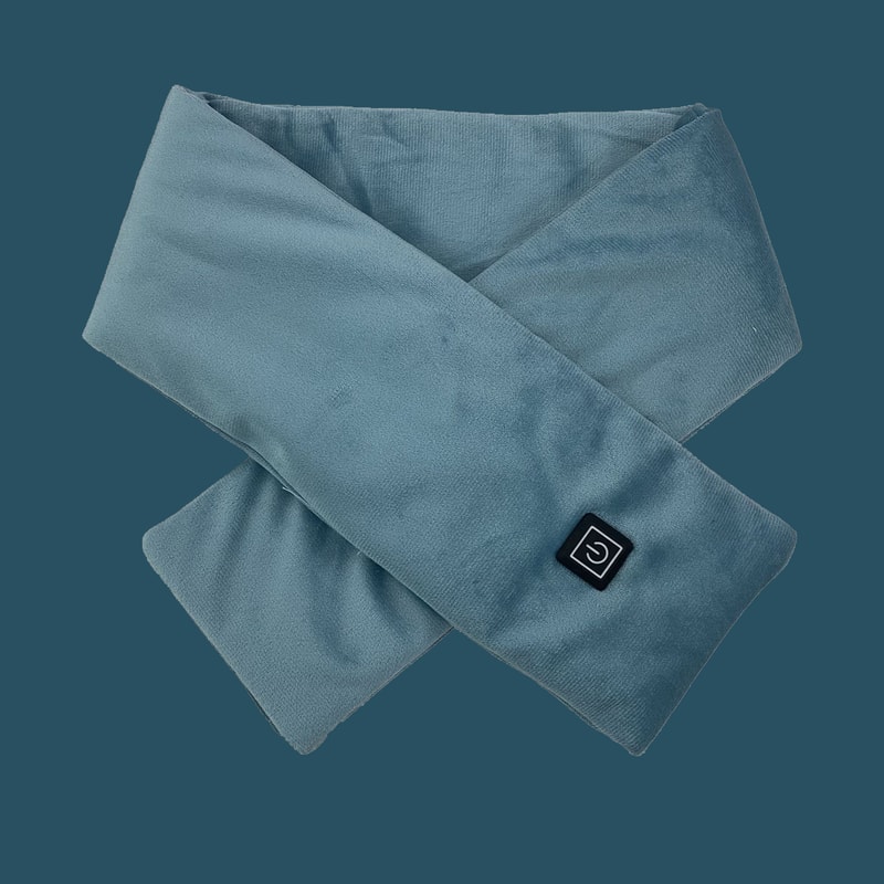 USB Heating Scarf For Women And Men Temperature Control Fleece Electric Neck Warmer Washable Winter 7