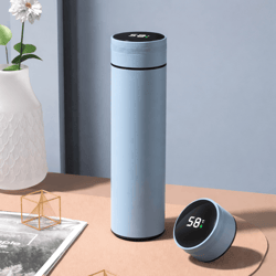 thermos bottle smart cup digital with temperature display, stainless steel thermos bottle, long-lasting heat