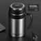 Premium Stainless Steel Digital Display Thermos Cup With Tea Infuser Portable Vacuum Flask Handgrip 8