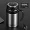 Premium Stainless Steel Digital Display Thermos Cup With Tea Infuser Portable Vacuum Flask Handgrip 8