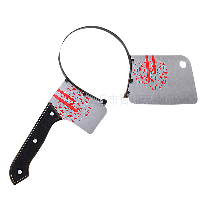 Sharp Knives And Axes Halloween Headbands Plastic Headwear Props Fun Headwear Accessories For Spook 4
