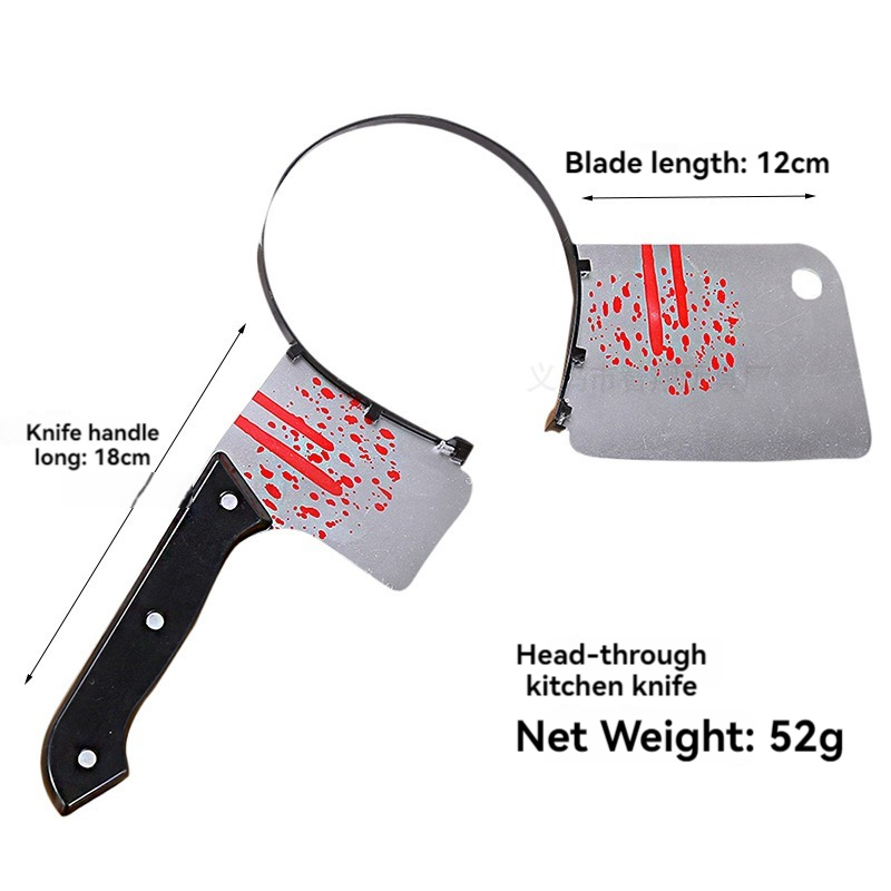 Sharp Knives And Axes Halloween Headbands Plastic Headwear Props Fun Headwear Accessories For Spook 6