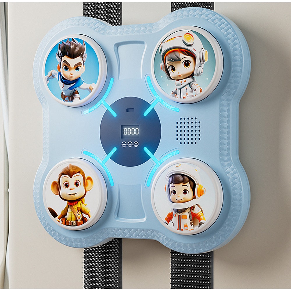 Intelligent Music Boxing Machine Children Sanda Response Training Home Wall Target Boxing Sandbag F 0