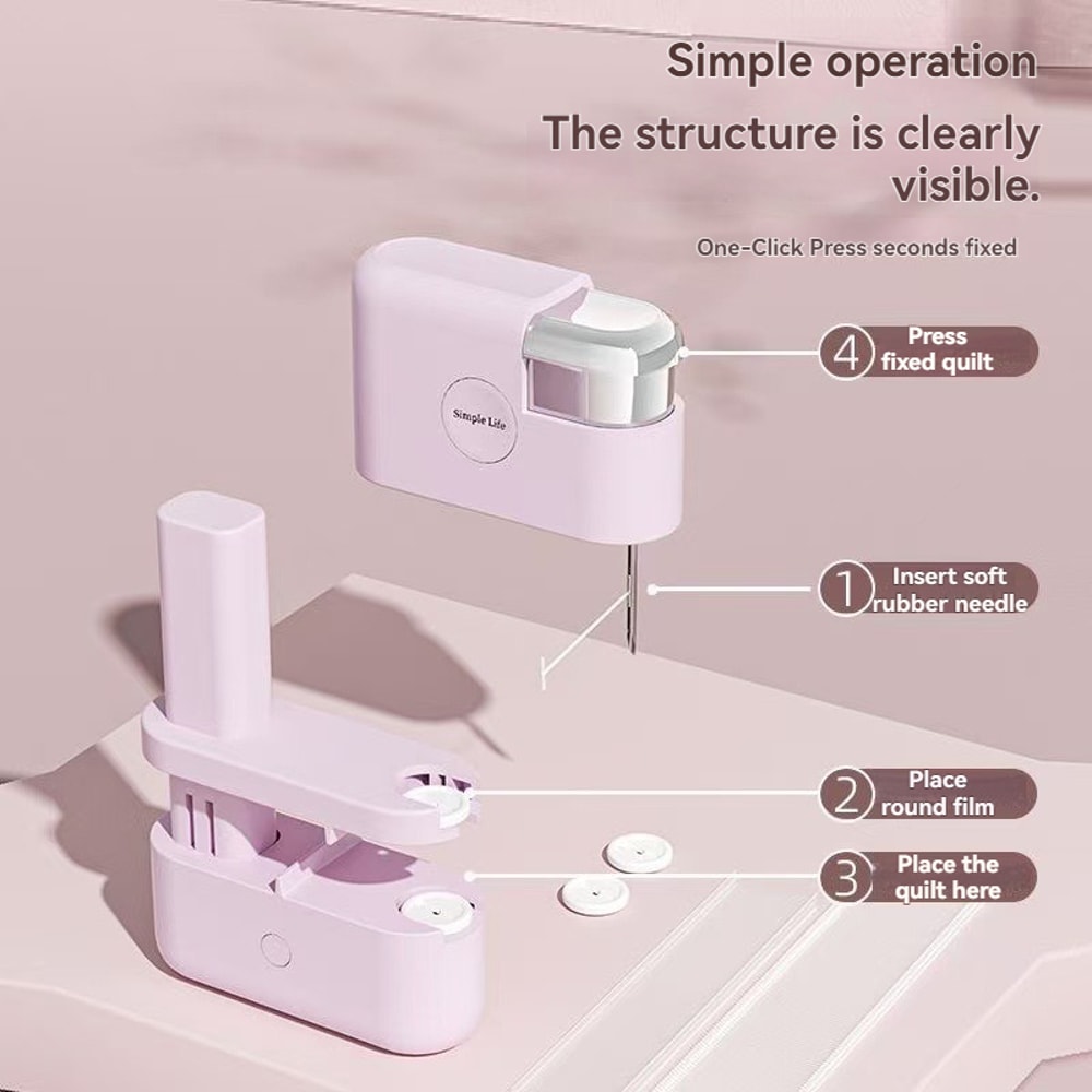 Bed Cover Fixing Tool Needle Free Bed Sheet Holder Detachable Stapler For Household Use 5