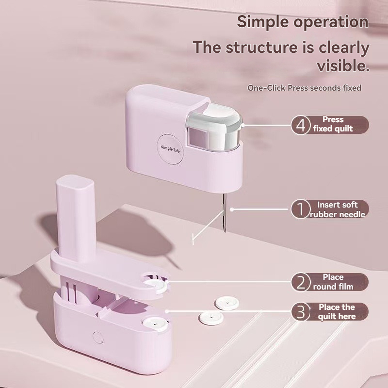 Bed Cover Fixing Tool Needle Free Bed Sheet Holder Detachable Stapler For Household Use 5