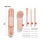 4 in 1 Travel Small Makeup Set, Portable Powder Blusher Brush, Telescopic Mini Makeup Tool with Cover