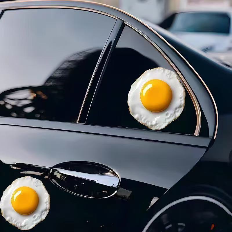 Simulated Food Fried Egg Decompression Simulation Fried Egg Decoration 4