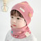 Plush Warm Baby Hat Scarf Set Winter Spring Cotton Infant Hat Duvet Fabric Beanie Hat For Kids 7