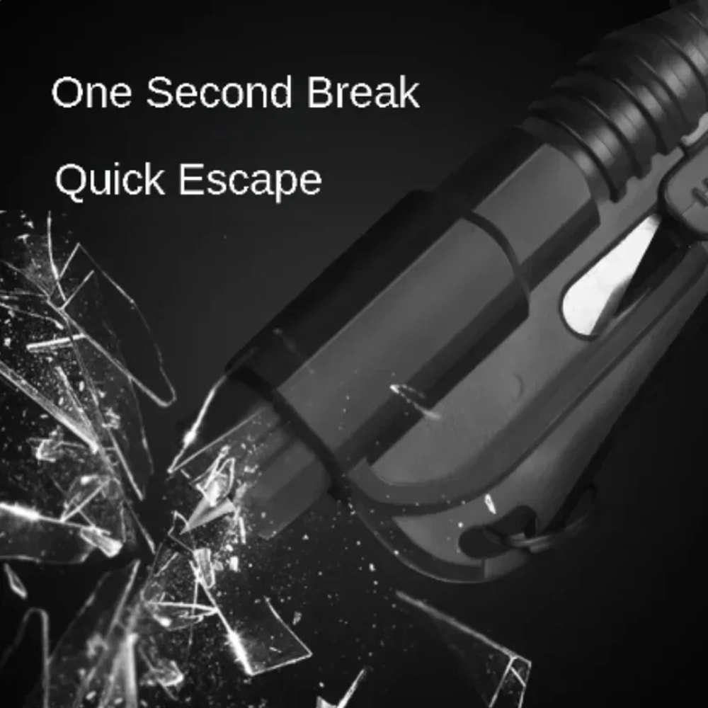 Car Window Breaker Hammer, Multi-Functional Escape Tool for Glass Breaking, New Mini Safety Hammer for Cars