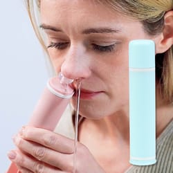 nasal irrigation device, portable nasal wash bottle for adults and kids, needle tube type