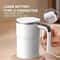 USB Charging Digital Display Mug Electric Coffee Self Mixing Mug Waterproof Coffee Stirring Cup 2