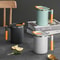 HeatResistant Double Wall Stainless Steel Coffee Mug 304 Steel Thermos LeakProof Lid And Handle 4
