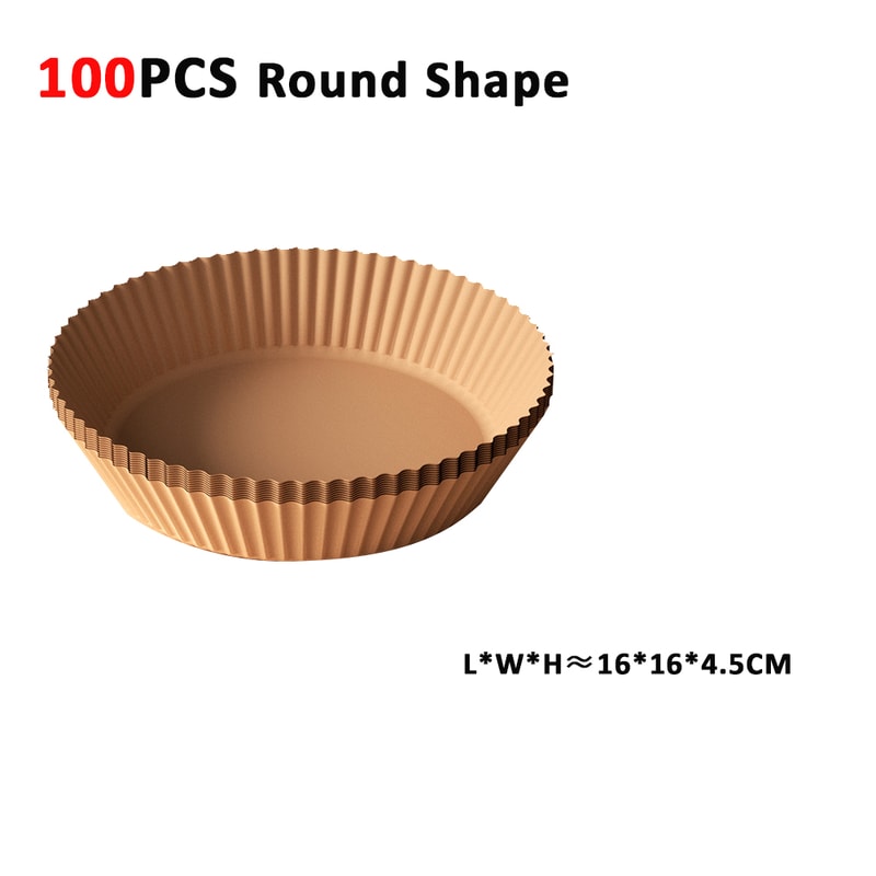 Oil Proof Isolation Paper Tray NonStick Air Fryer Baking Mat 6