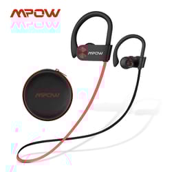 hifi stereo wireless sport earbuds, bluetooth headphones v5.3 earphone, cvc6.0 noise canceling mic